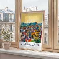 Guanajuato Poster - Mexico Travel Art