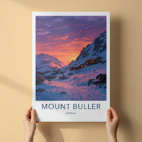 Mount Buller Poster - Australia Travel Art