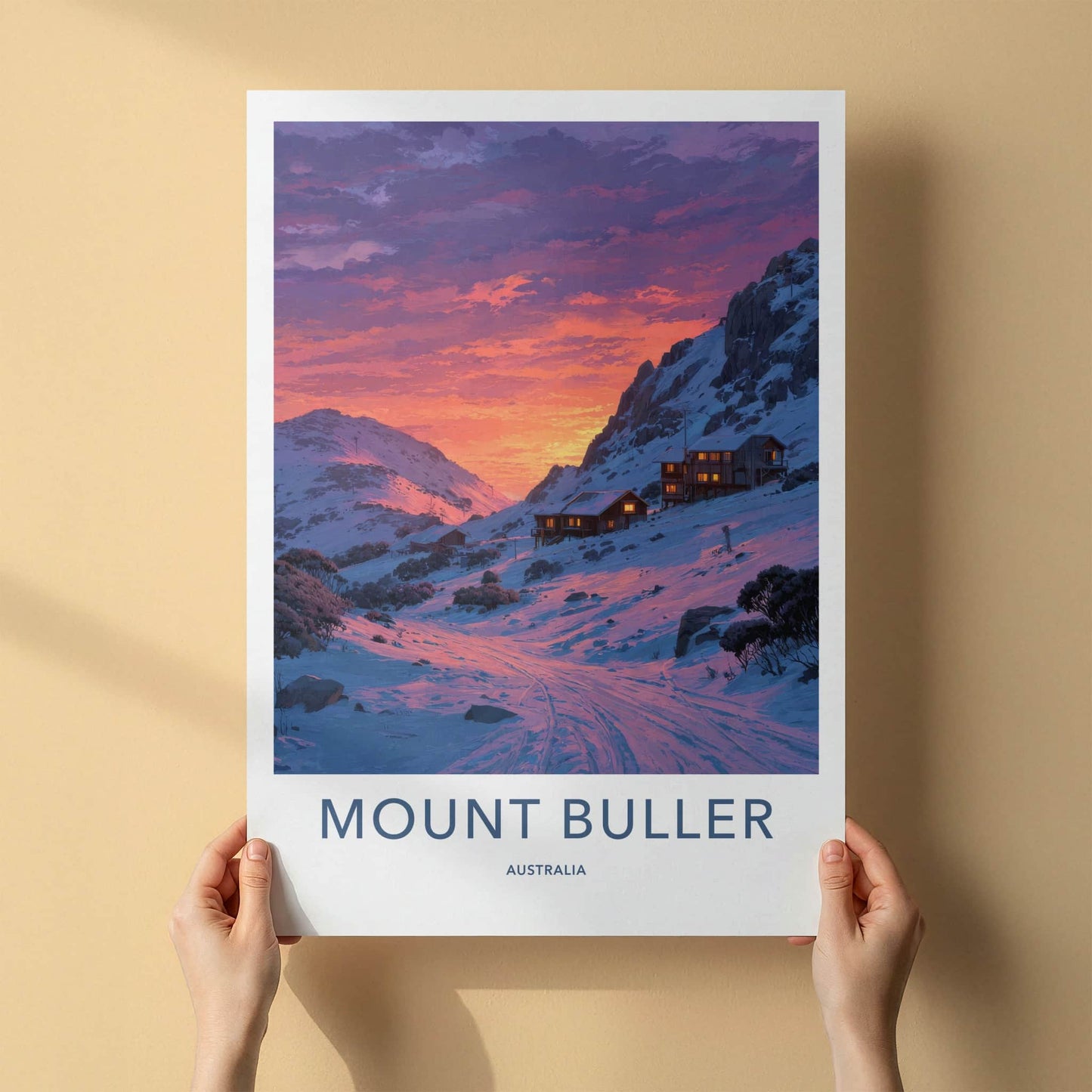 Mount Buller Poster - Australia Travel Art