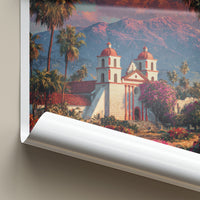 Santa Barbara Poster - California Travel Art