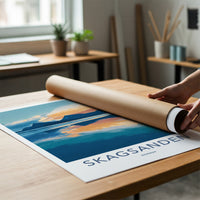 Skagsanden Poster - Norway Travel Art