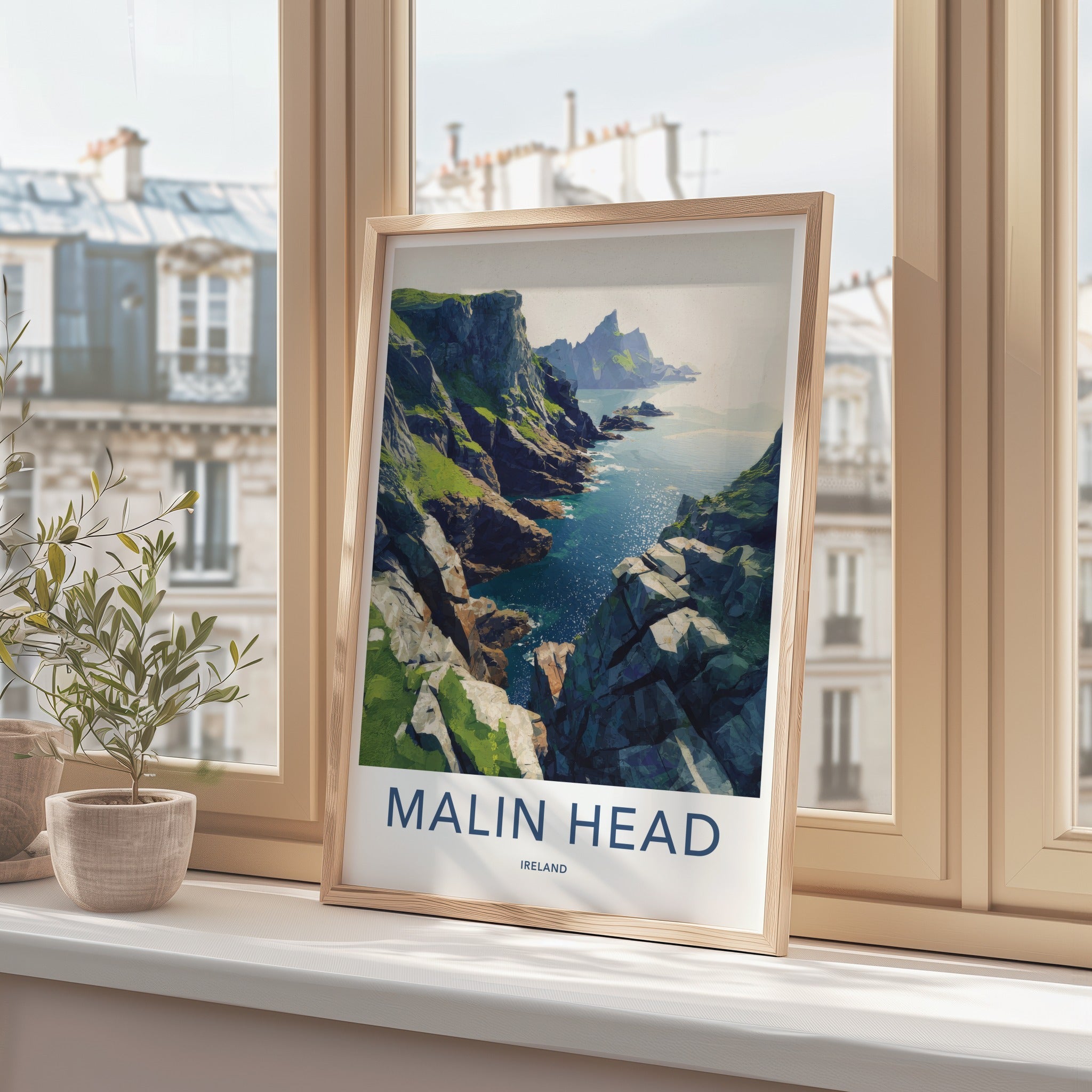 Malin Head Poster - Ireland Travel Art