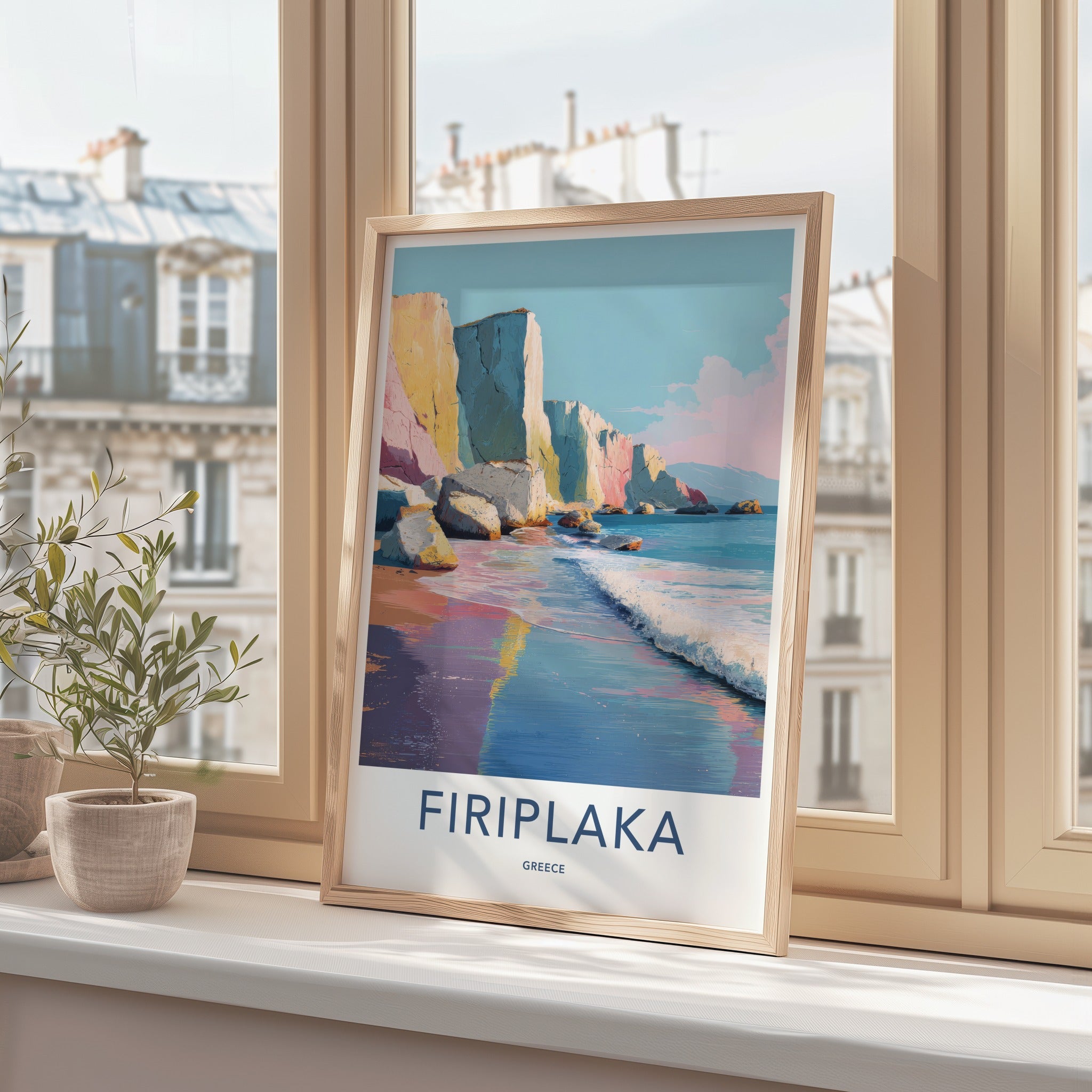 Firirplaka Poster - Greece Art Print