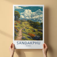 Sandakphu Poster - West Bengal Travel Art