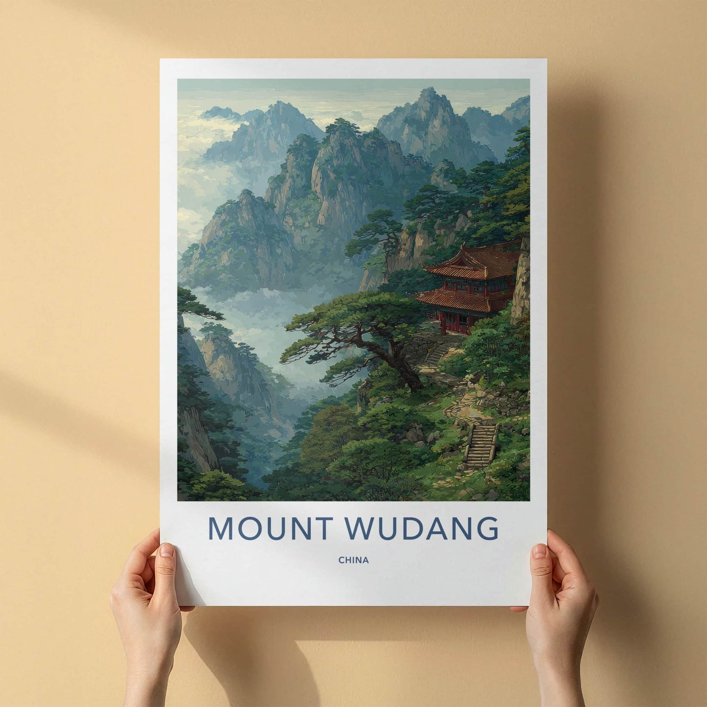 Mount Wudang Poster - China Travel Art
