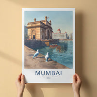 Mumbai Poster - India Art Print