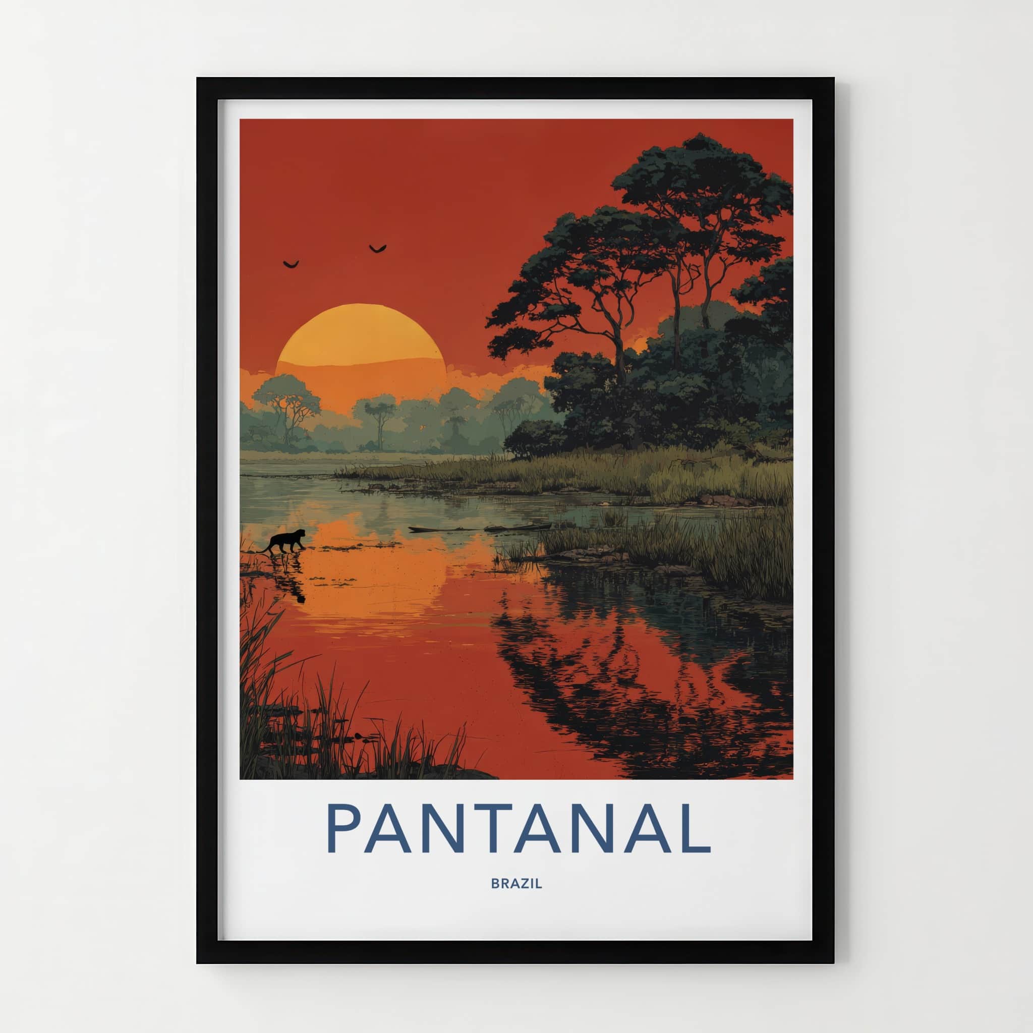 Pantanal Poster - Brazil Travel Art