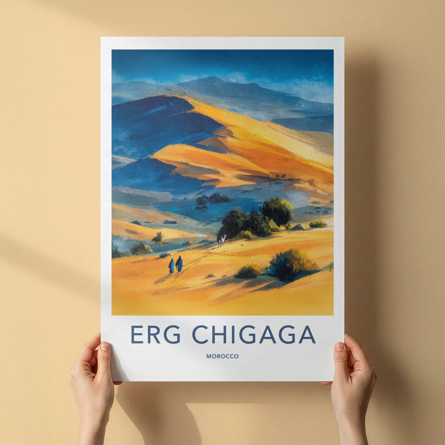 Erg Chigaga Poster - Morocco Travel Print