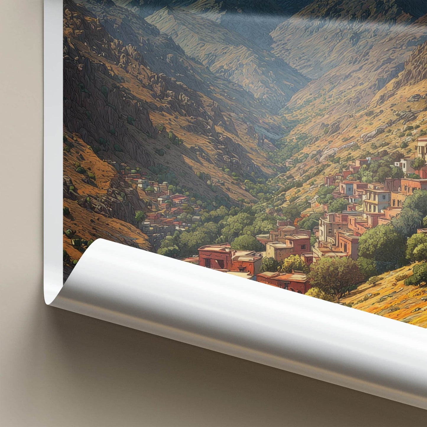 Mount Toubkal Poster - Morocco Art