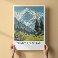 Gilgit Baltistan Poster - Pakistan Travel Art