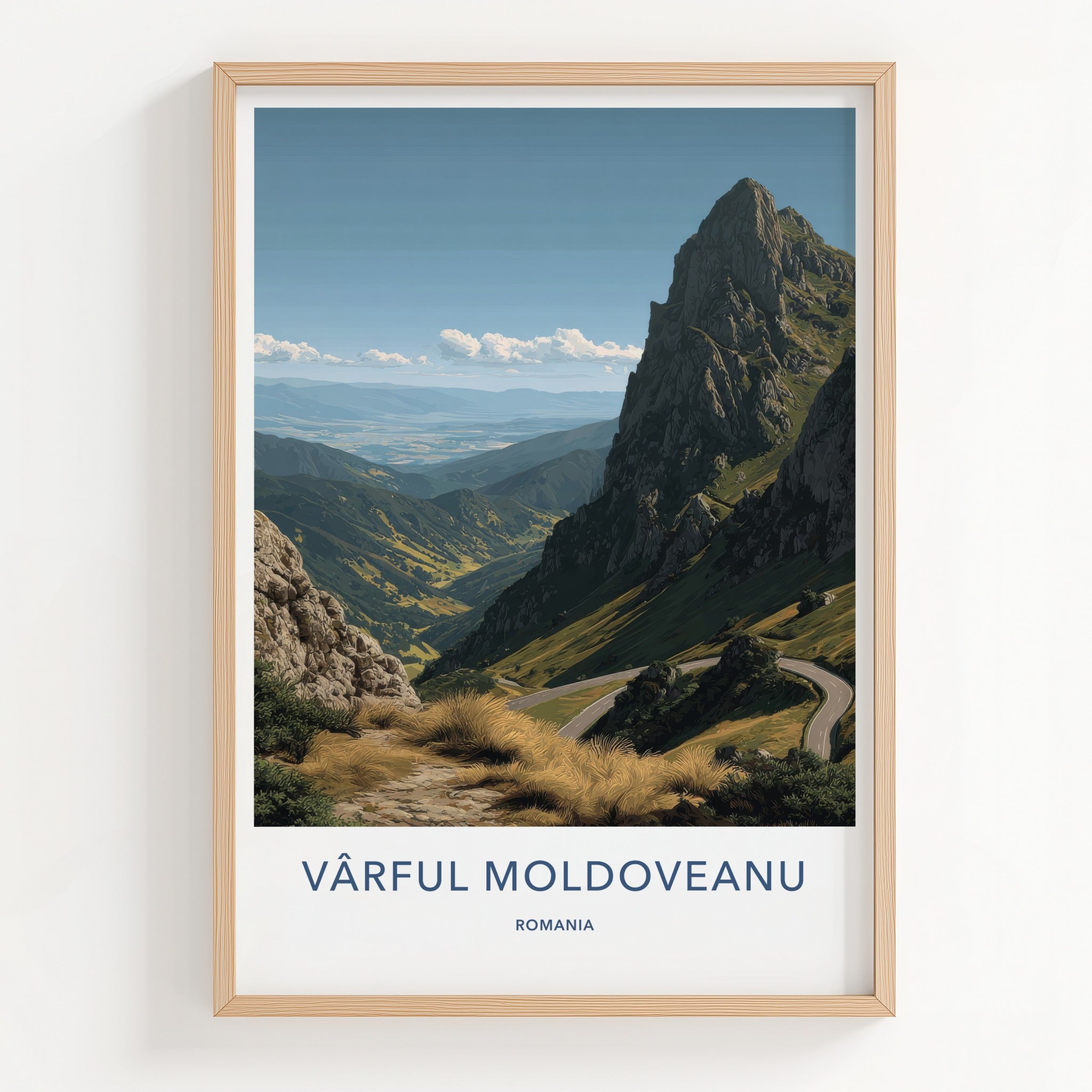 Varful Moldoveanu Poster - Romania Wall Art