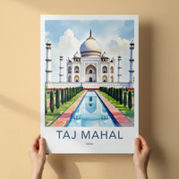Taj Mahal Poster - India Art