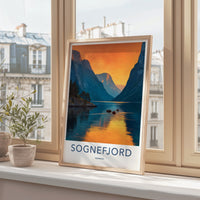 Sognefjord Poster - Norway Art