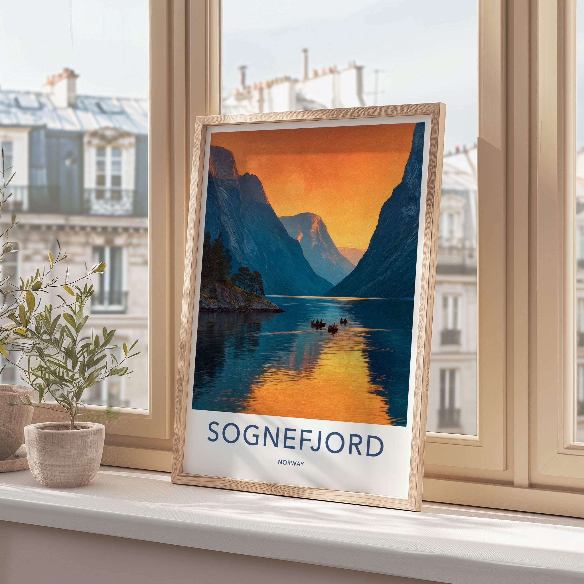 Sognefjord Poster - Norway Art
