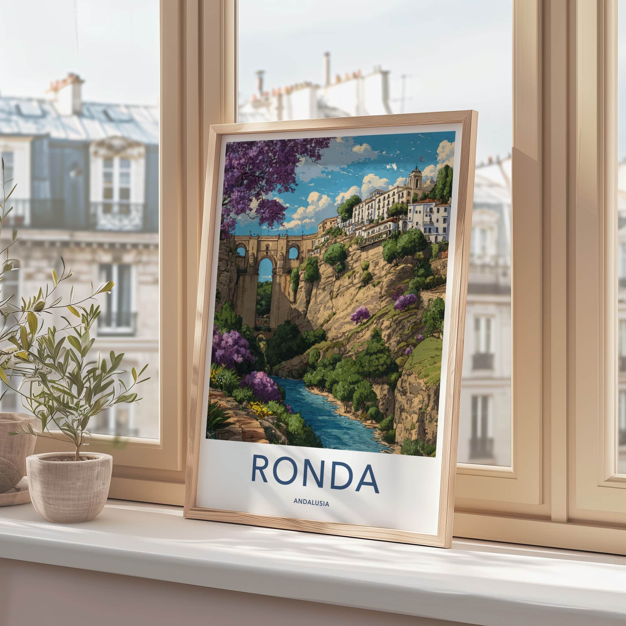 Ronda Poster - Spain Travel Art