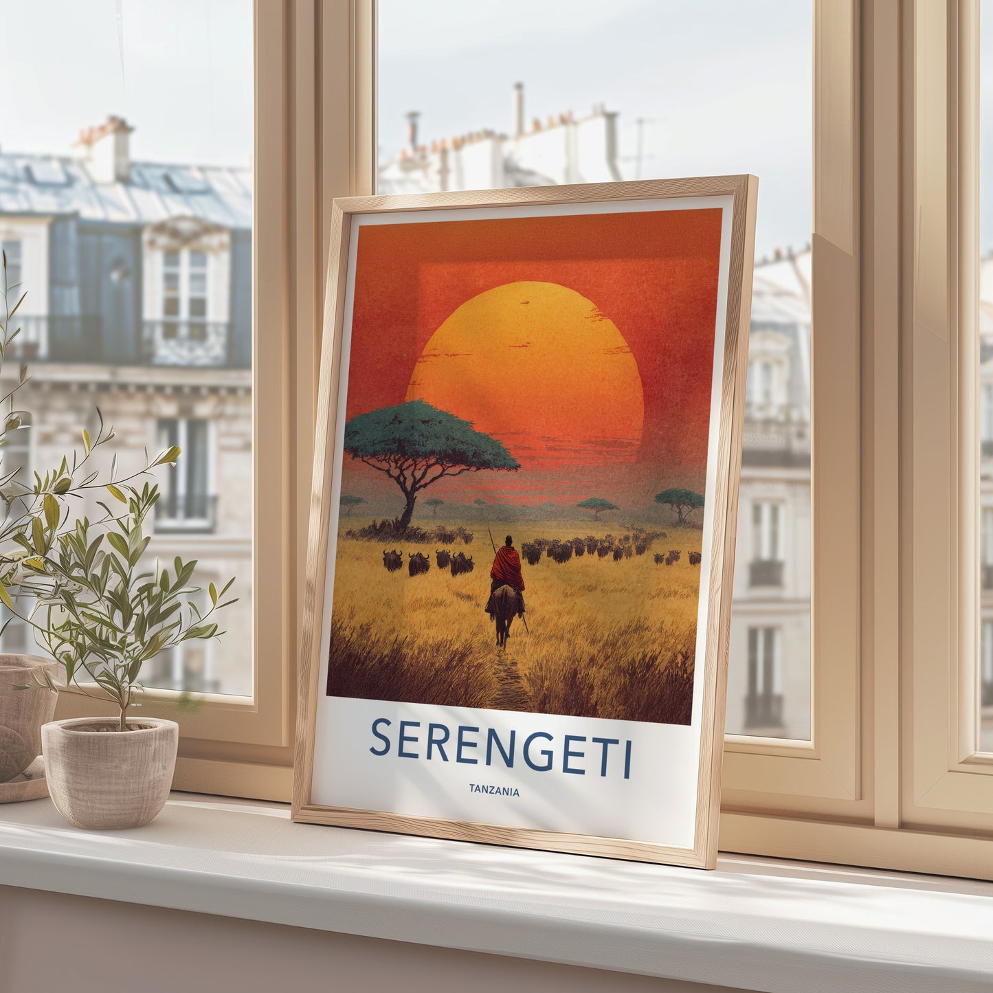 Serengeti Poster - Tanzania Art