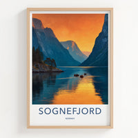 Sognefjord Poster - Norway Art