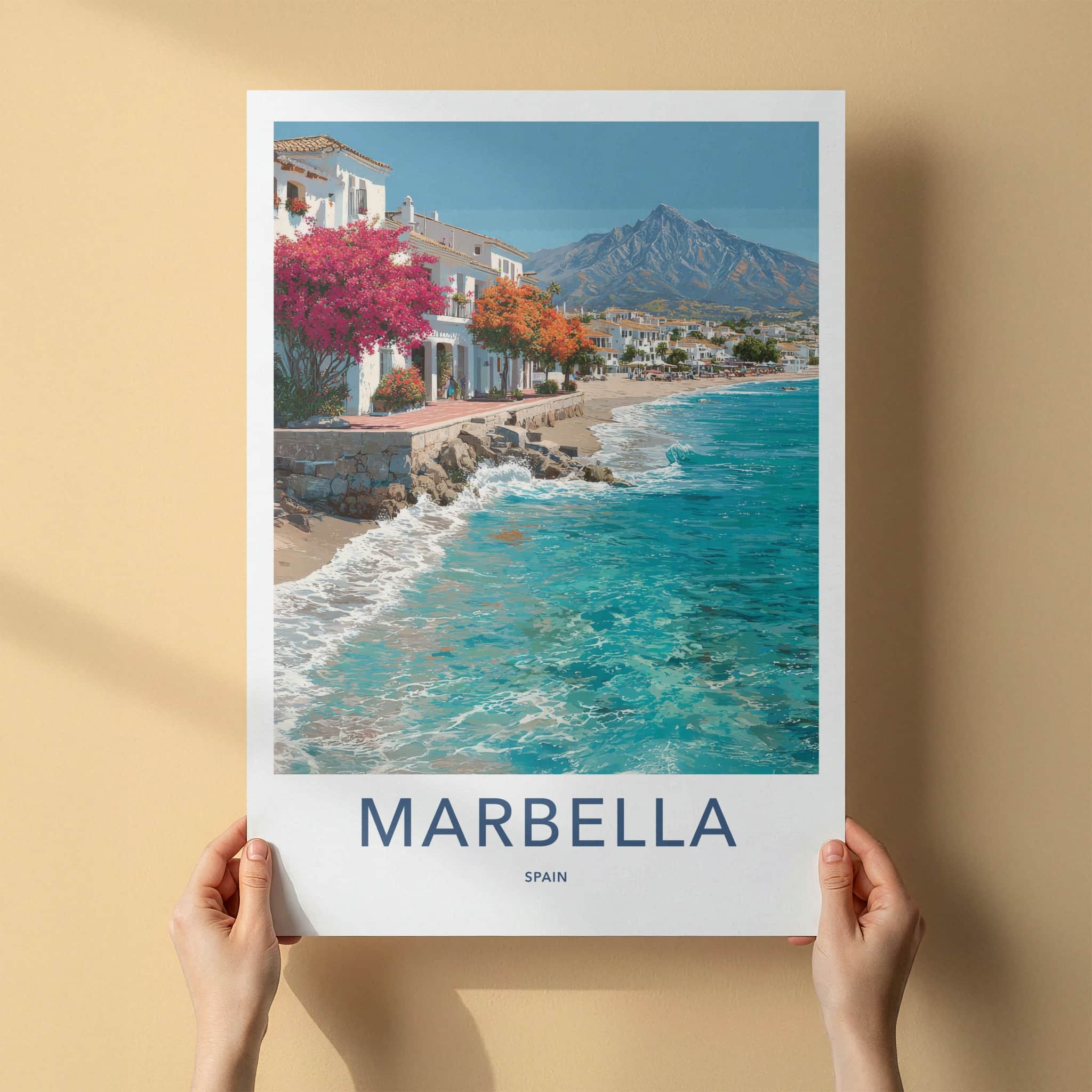 Marbella Poster - Spain Travel Print