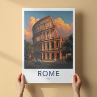Rome Poster - Italy Travel Art