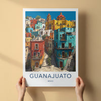 Guanajuato Poster - Mexico Travel Art