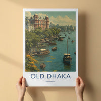 Old Dhaka Poster - Bangladesh Travel Art
