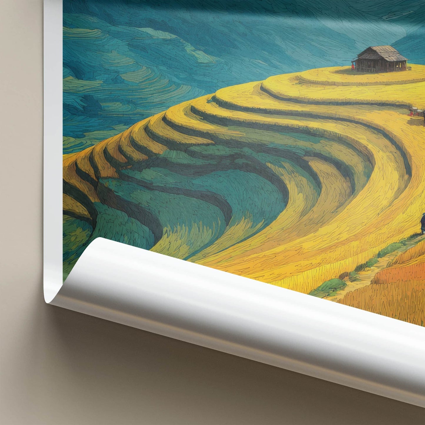 Mu Cang Chai Poster - Vietnam Art Print