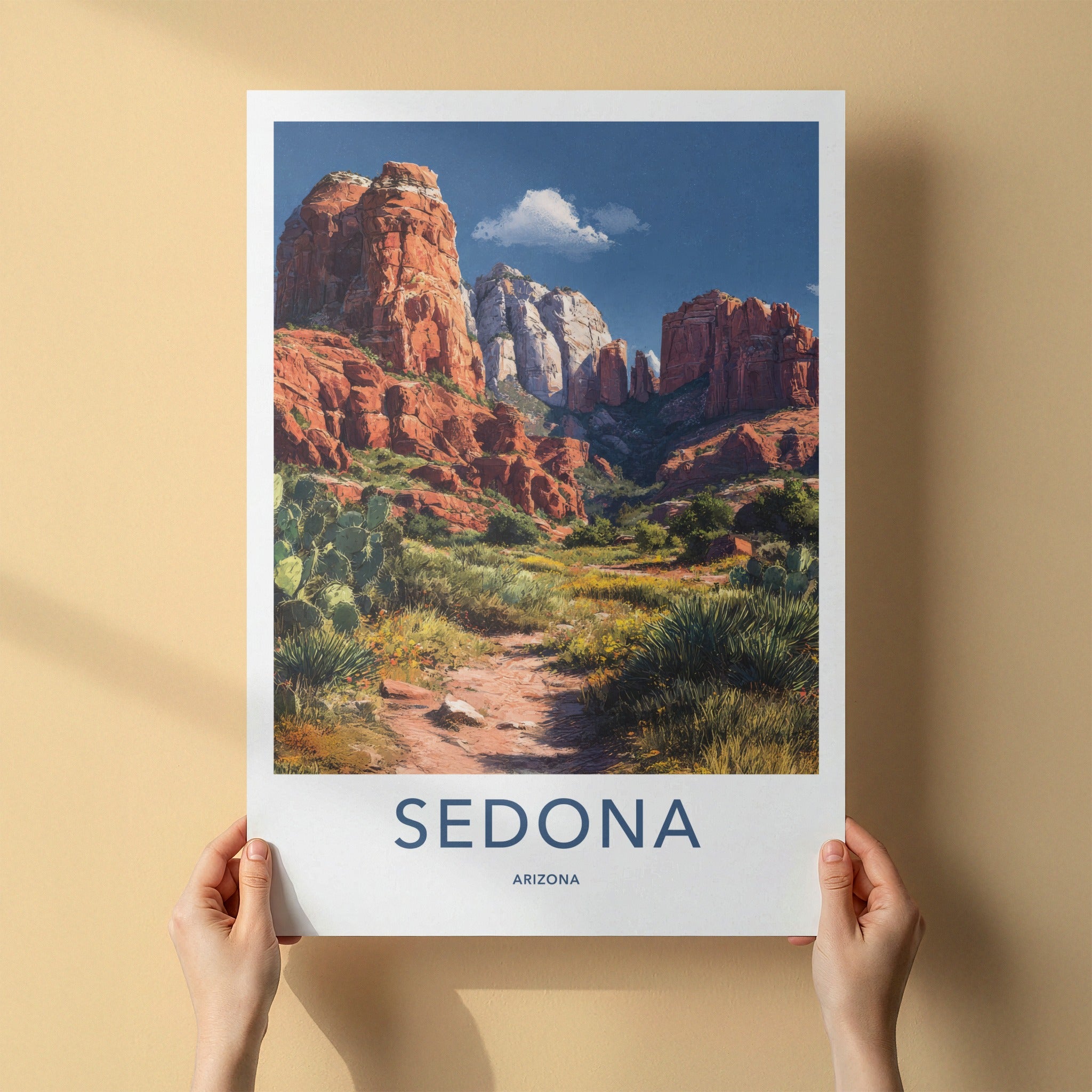 Sedona Poster - Arizona Travel Art