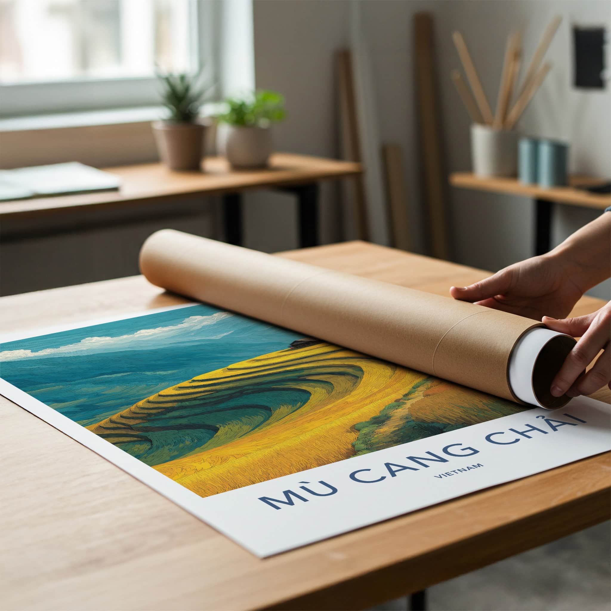 Mu Cang Chai Poster - Vietnam Art Print