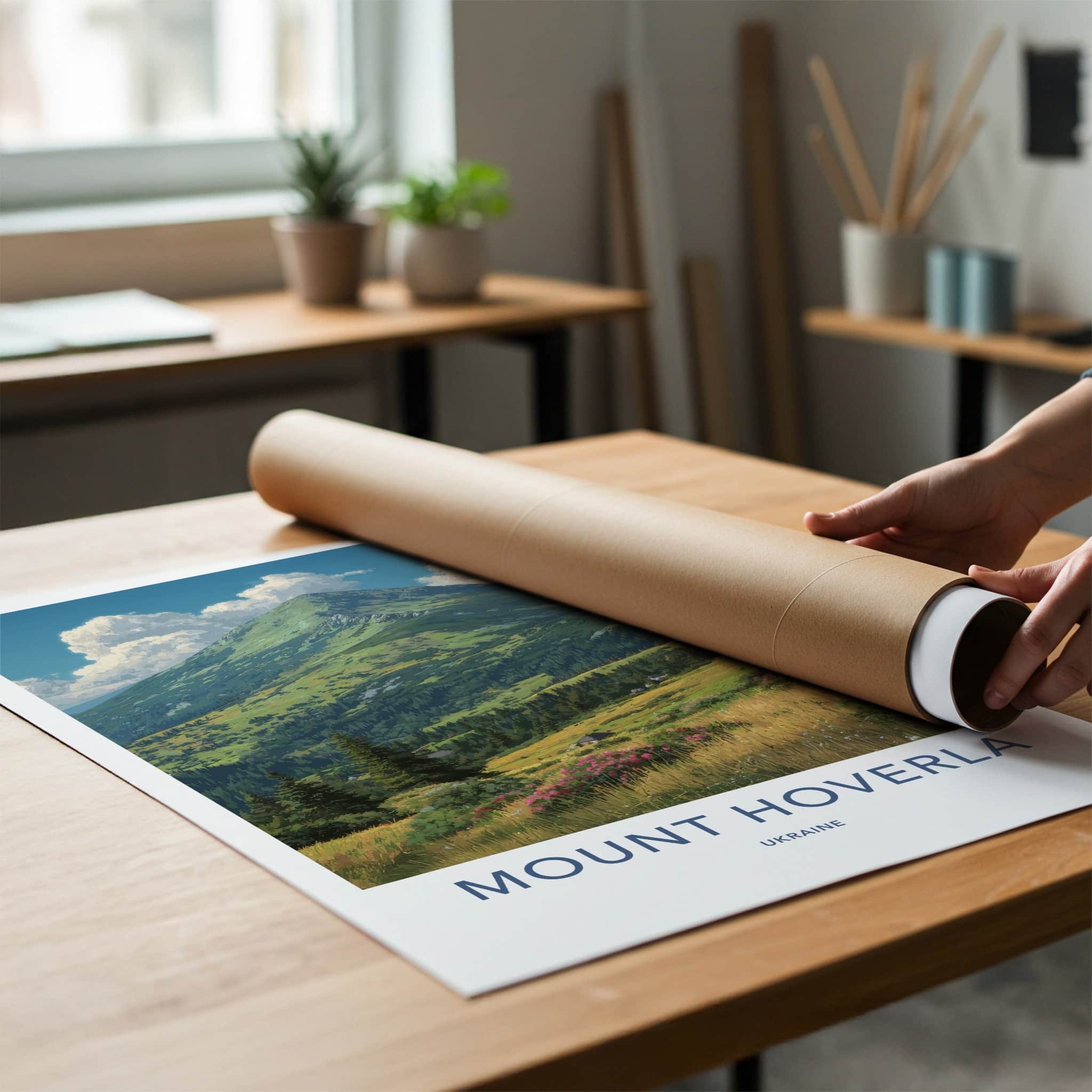Mount Hoverla Poster - Ukraine Art Print