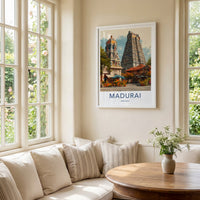 Madurai Poster - India Travel Art