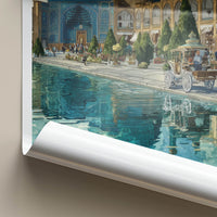 Esfahan Poster - Iran Wall Art Blue Bazaar