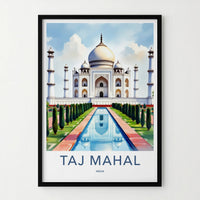 Taj Mahal Poster - India Art