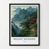 Mount Wudang Poster - China Travel Art