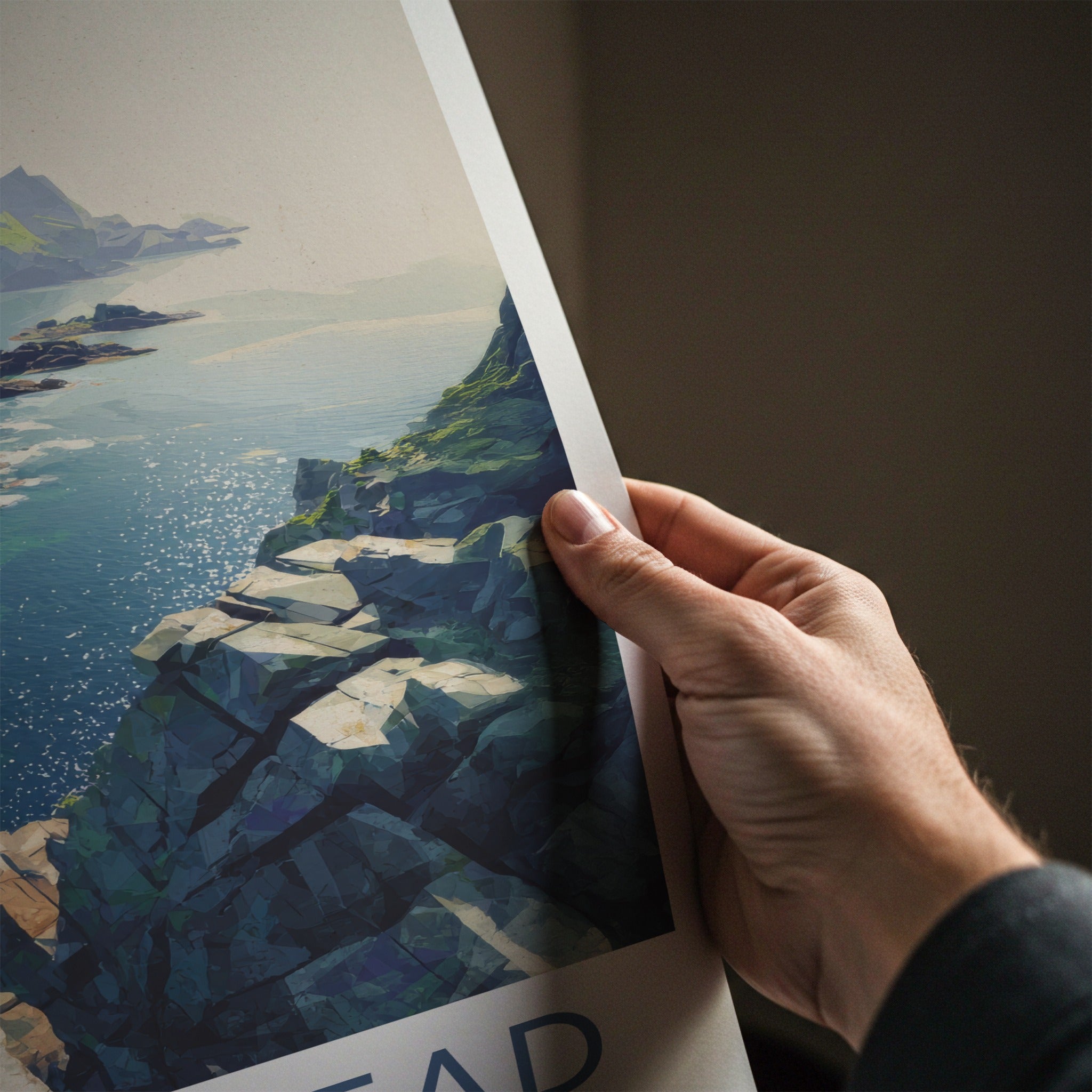 Malin Head Poster - Ireland Travel Art