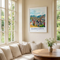 Guanajuato Poster - Mexico Travel Art