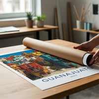 Guanajuato Poster - Mexico Travel Art