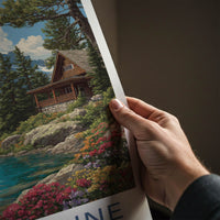 Assiniboine Poster - British Columbia Travel Print