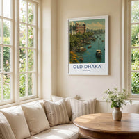 Old Dhaka Poster - Bangladesh Travel Art