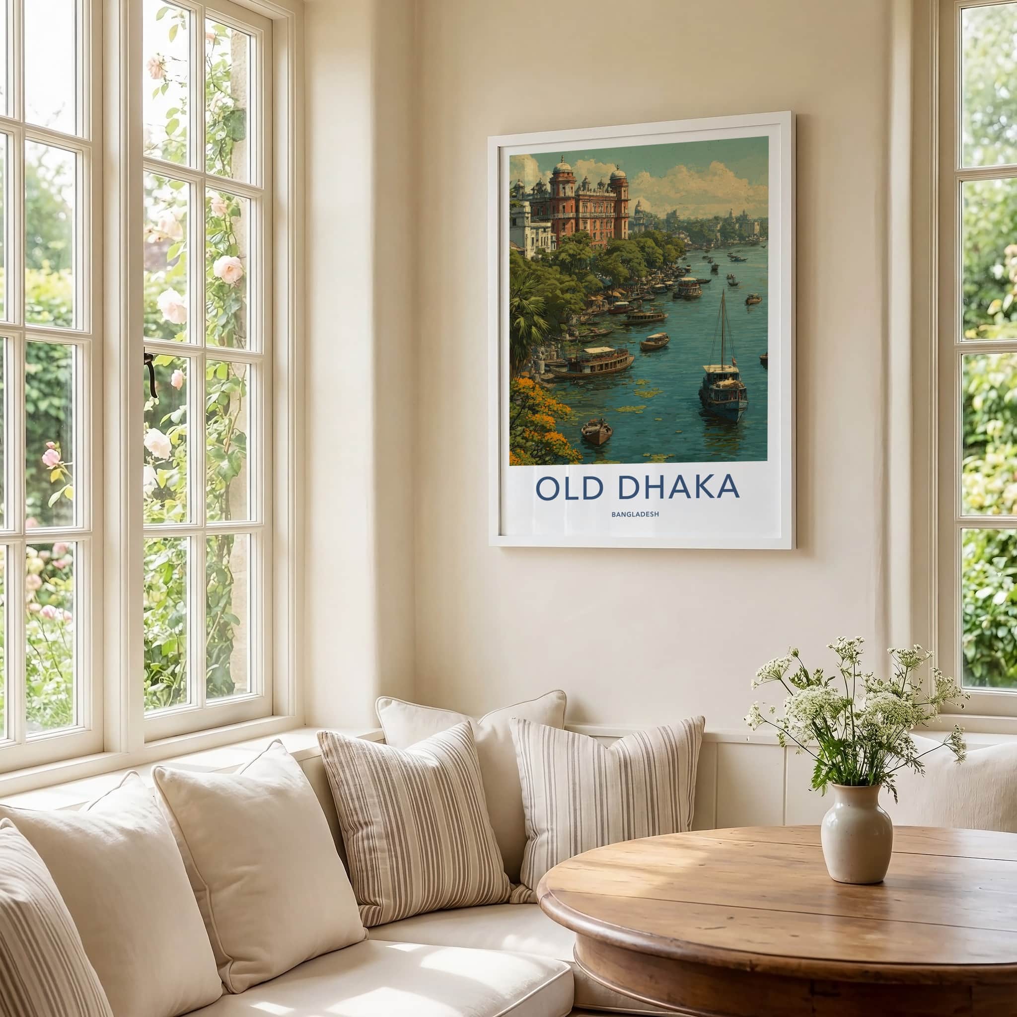 Old Dhaka Poster - Bangladesh Travel Art