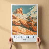 Gold Butte Poster - Nevada Art