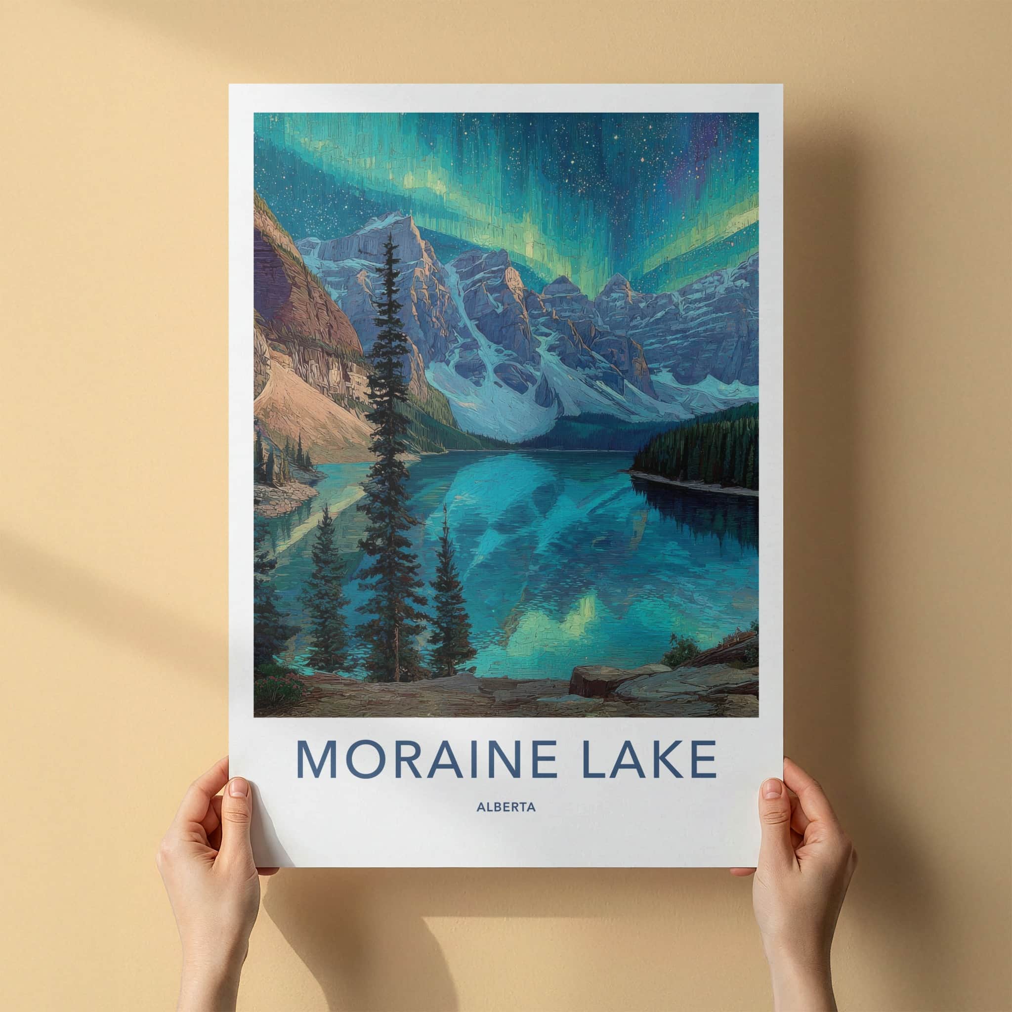Moraine Lake Poster - Alberta Travel Art