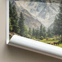 Nanga Parbat Poster - Pakistan Travel Art