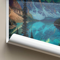 Moraine Lake Poster - Alberta Travel Art