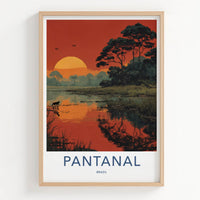 Pantanal Poster - Brazil Travel Art