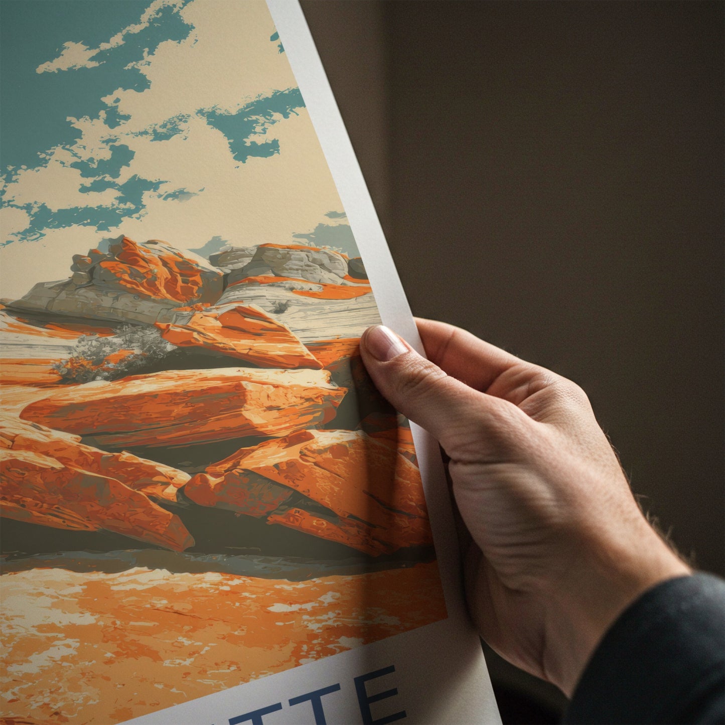 Gold Butte Poster - Nevada Art