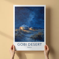 Gobi Desert Poster - Mongolia Wall Art
