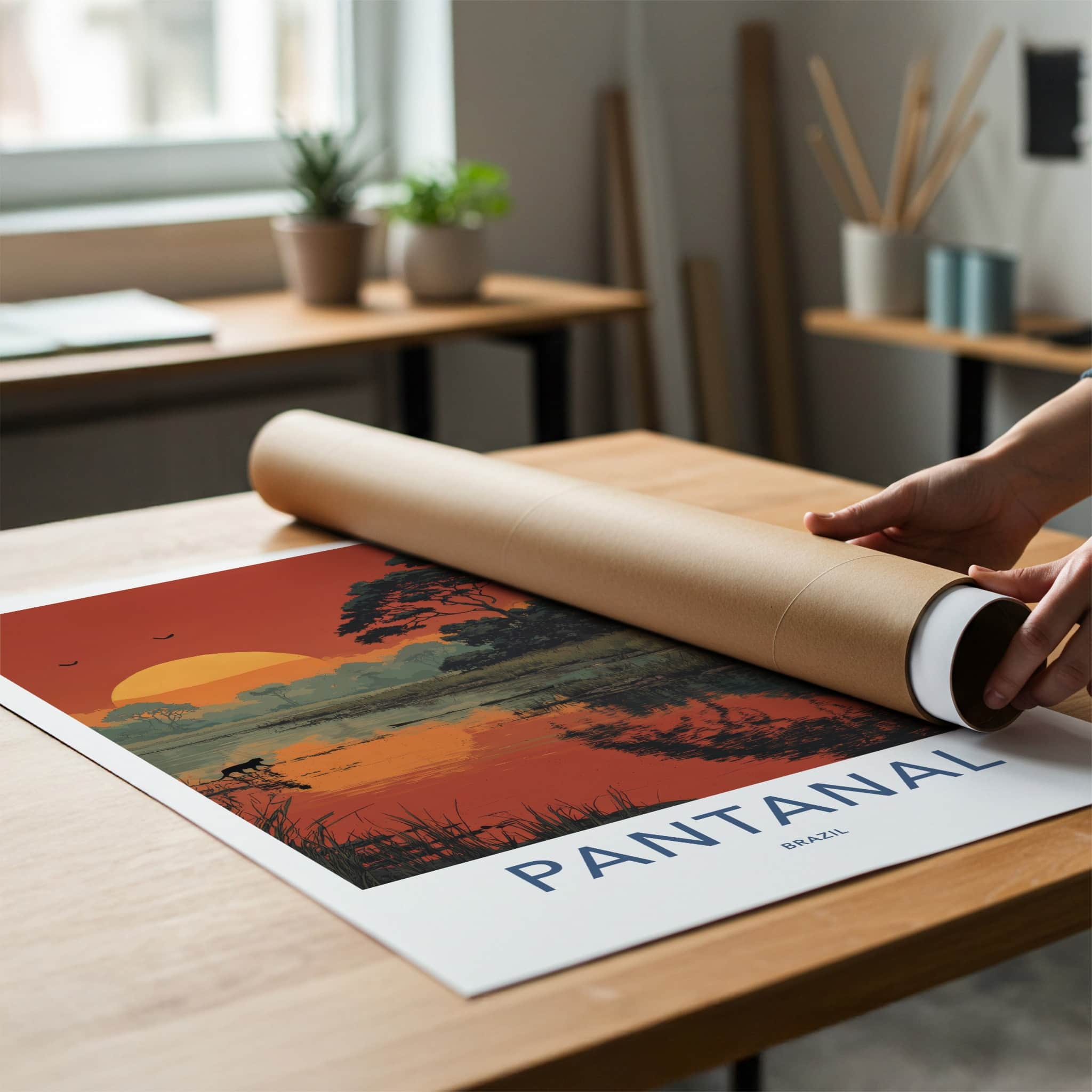 Pantanal Poster - Brazil Travel Art