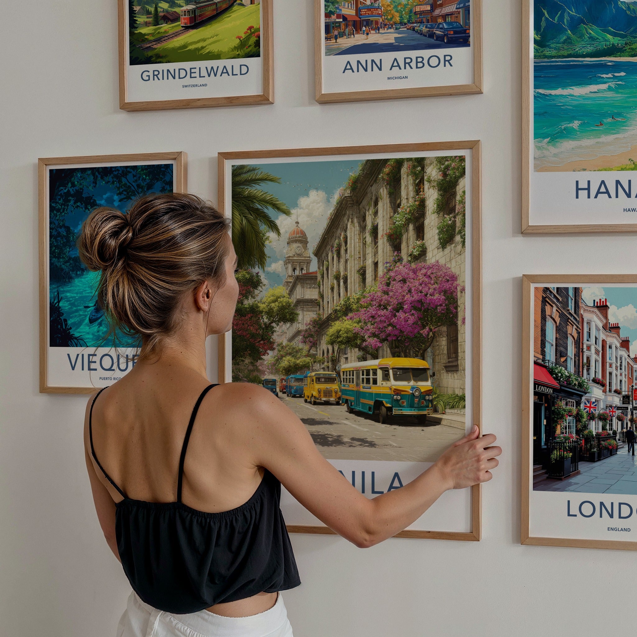 Manila Poster - Philippines Travel Art