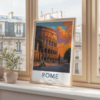 Rome Poster - Italy Travel Print