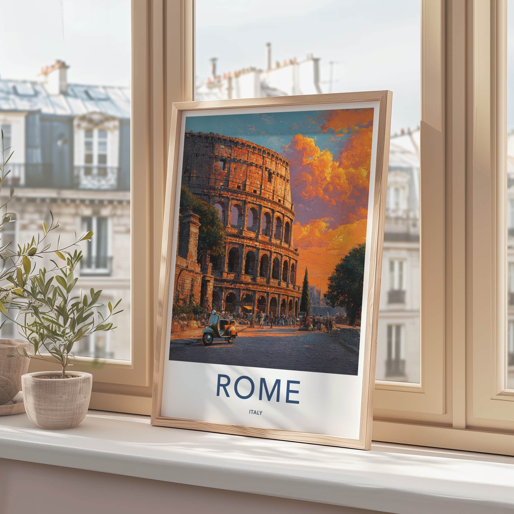 Rome Poster - Italy Travel Print